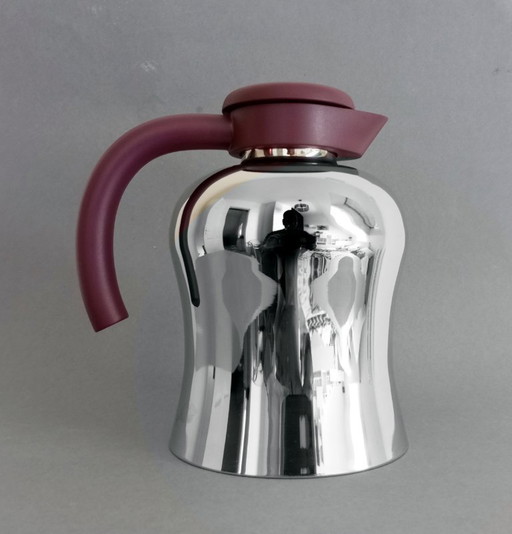 Carafe 'Seherezade' d'Ettore Sottsass, thermos Alessi 1990's - inutilisé