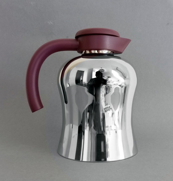 Image 1 of Caraffa Ettore Sottsass 'Seherezade', thermos Alessi anni '90 - inutilizzato