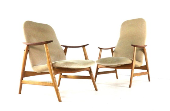 Frode Braathen and Hans Brattrud for Dokka Möbler Armchair Model 500 - Highback Vintage – Dokka mobler, Wood (photo 18 of 18)