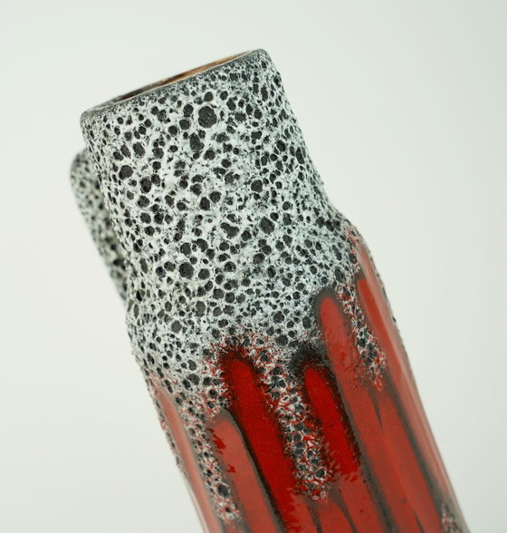 Vaso Scheurich tedesco occidentale vintage anni '60 '70 con decoro Lora Modello 275-28 – Scheurich W-Germany (photo 7 of 13)
