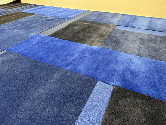 Image 1 of Carpet Sign Rugs Division Rug 400x500 Blue Wool