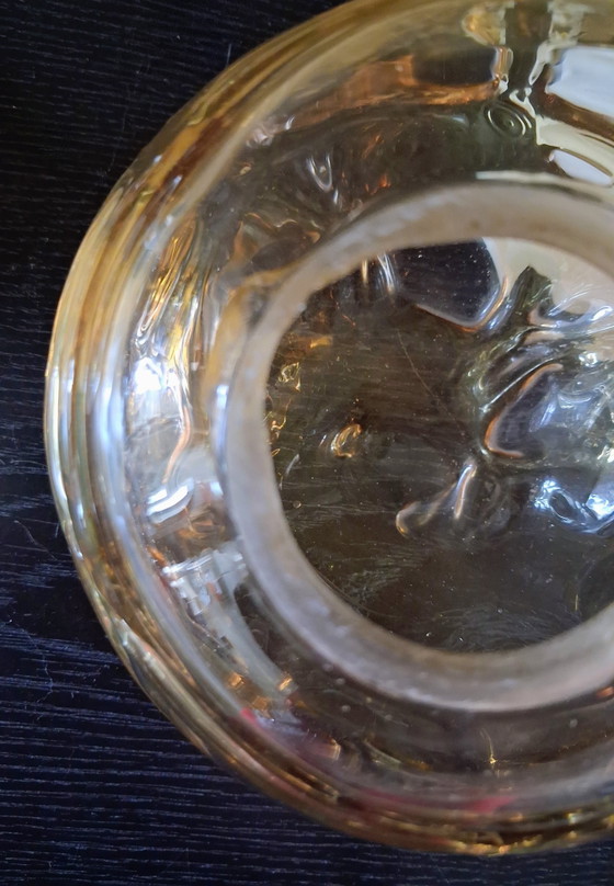 Image 1 of Set of 2 Vintage Doria Leuchten Table Lamps – 70s Ice Glass