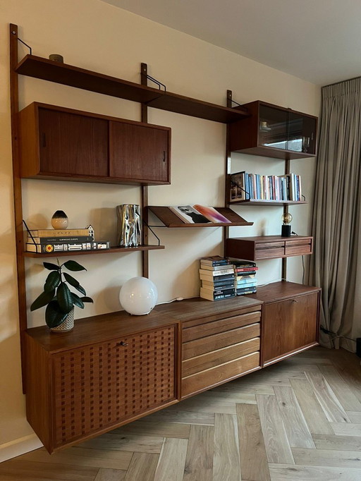 Vintage Wall Cabinet | Poul Cadovius | Modular | Complete Set | Mid-Century | Danish Design