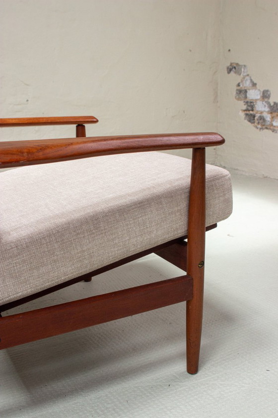 Image 1 of 2 poltrone vintage in teak, poltrona danese di metà secolo, anni '60