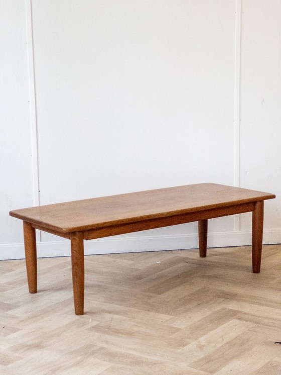 Image 1 of Table basse rectangulaire en chêne