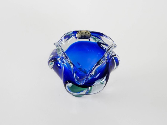 Image 1 of Boheemse kom, Tsjechisch ontwerp, jaren 70, vervaardigd in Tsjechië.