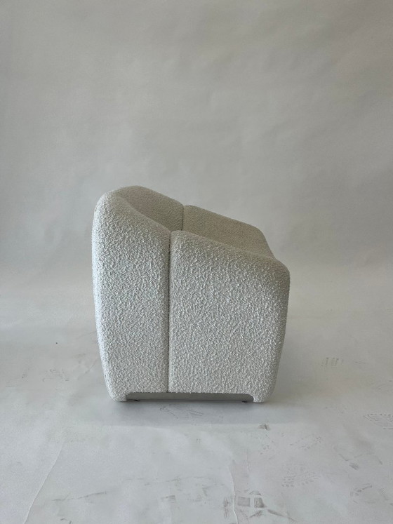 Sedia di design poltrona bouclé – Poltrone, Lana (photo 6 of 10)