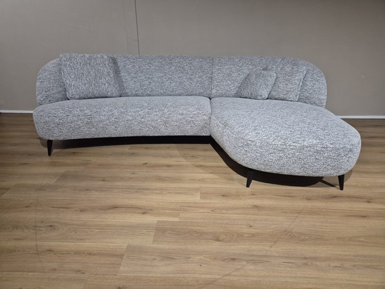 Image 1 of Montel Snake - Corner sofa - Gray - Black - Fabric - New