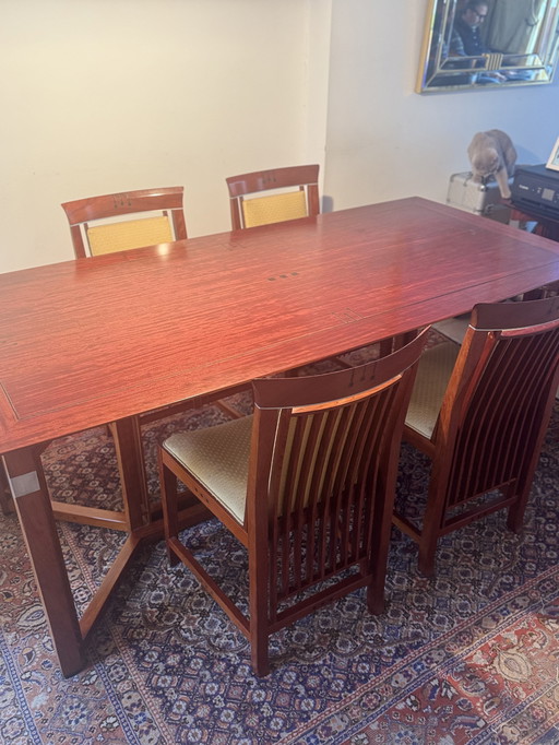 Schuitema design art deco eettafel