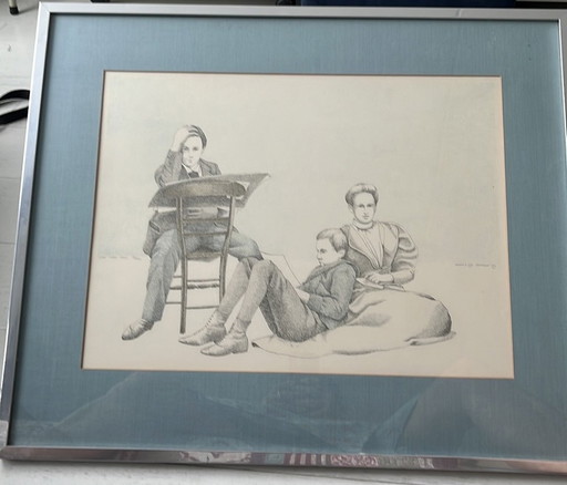 Saskia van Dijk lithograph