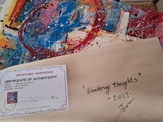 Image 1 of Jovan SRIJEMAC – Wandering Thoughts XXL – Künstler-Leinwand
