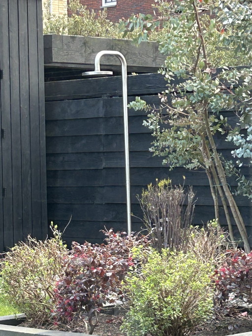 Buiten rvs douche