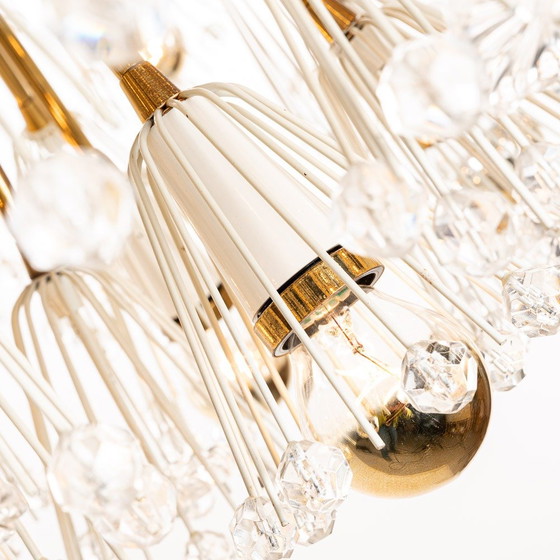 Image 1 of Splendido e raro lampadario Sputnik di Emil Stejnar.
