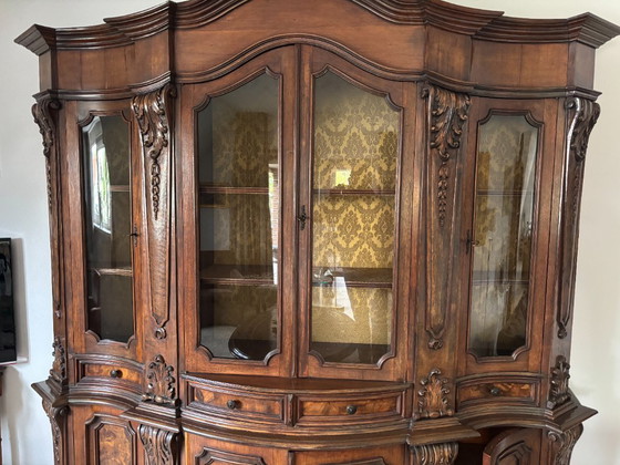 Image 1 of antique china cabinet