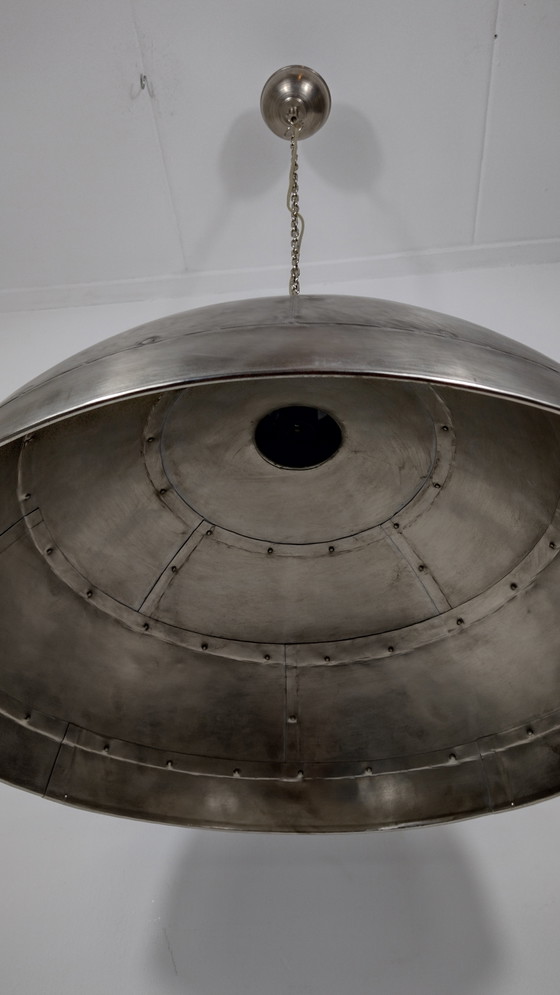 Image 1 of Industrie-Design-Hängeleuchte 60cm Farbe Platin