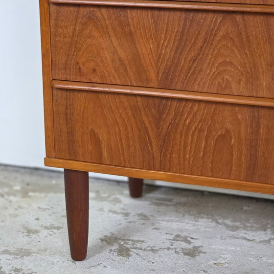Vintage Danish chest of drawers, tall boy, 8 drawers, teak 1960s – Wood (photo 3 of 16)