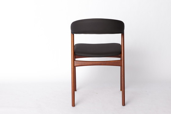 Image 1 of Vintage DUX 'Ribbon Back' Dining Chair | 1960s Swedish Design | Teak & Skai Upholstery | Mid-Century Modern
