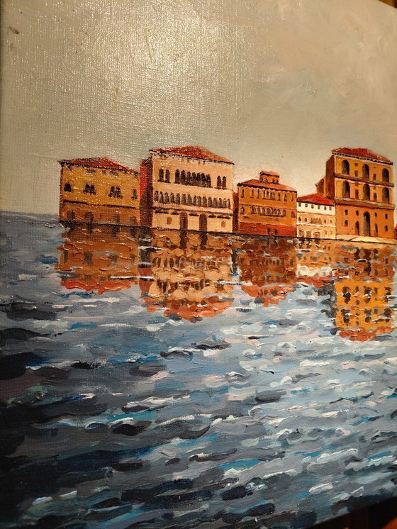 Image 1 of Toon Kuijpers schilderij   `Canal Grande`
