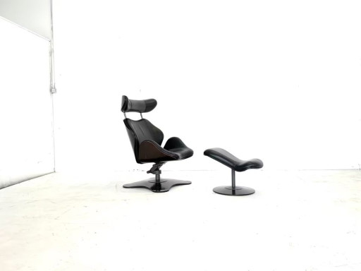 Stokke Varier Tok Leder Design Sessel Toshiyuki Kita Stuhl Relax