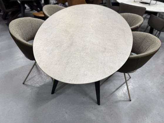 Harvink Fier Tables de salle à manger Céramique grise 225xD115 (photo 3 sur 7)