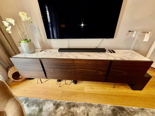 Aparador 3 Wohnzimmer Papadatos THEMA 244cm Marmor Arabescato