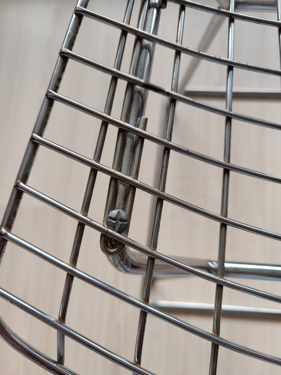 Bertoia Wire Side Chairs X2 – Harry Bertoia, Chaises de salle à manger, Metal (photo 4 of 9)