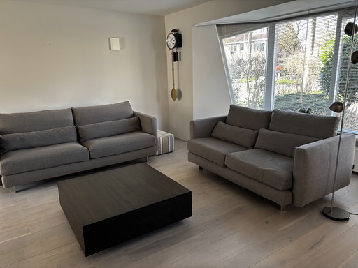 Mooi eigentijds Linteloo bankstel en salontafel 