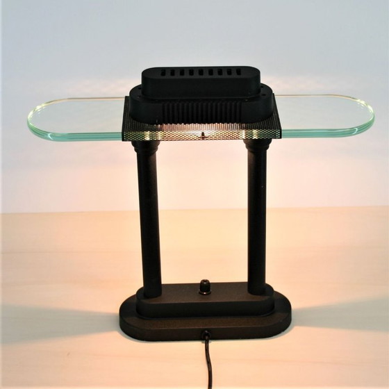 Image 1 of Banker's lamp 'Penta' design Robert Sonneman