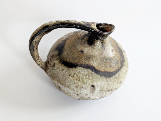 Image 1 of Ruscha Keramik 313 Vase Fat Lava, 1960s German Pottery, Kurt Tschörner Design