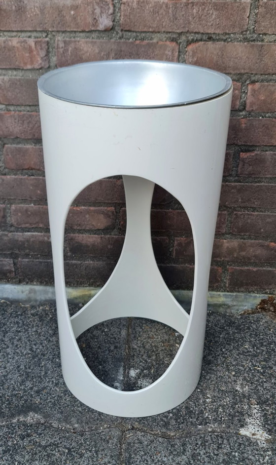 Image 1 of Space Age Ashtray Column Planter Fruit Bowl Unique