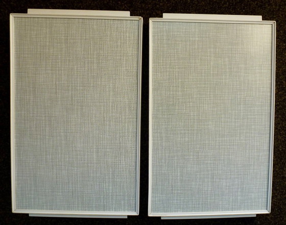 Image 1 of 2x Vassoi vintage in plastica, utilizzabili anche come decorazione da parete.