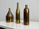 Set of bronze vases: Via Fondazza for Skultuna by Paolo Dell'Elce