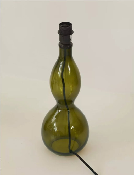 Large Ikea glass table lamp "Ljusås Salbo" Vintage 2009