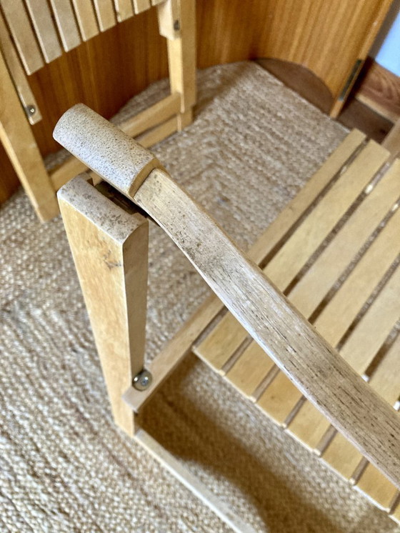 Image 1 of Sillas plegables de Aldo Jacober en madera maciza de haya