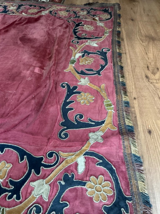 Antico arazzo araldico – Decorazioni murali, Textile, Velvet (photo 5 of 14)