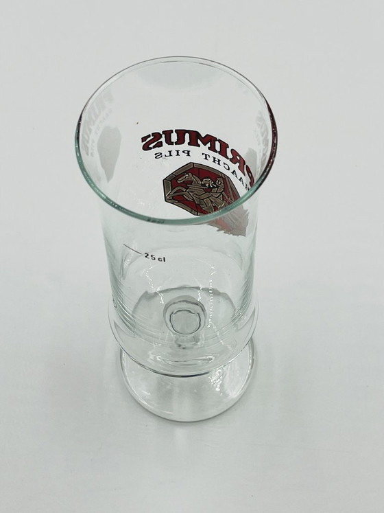 Lotto di 6 bicchieri da collezione Primus Haacht Pils, Bicchieri e caraffe, Vetro, Trasparente (foto 7 di 8)