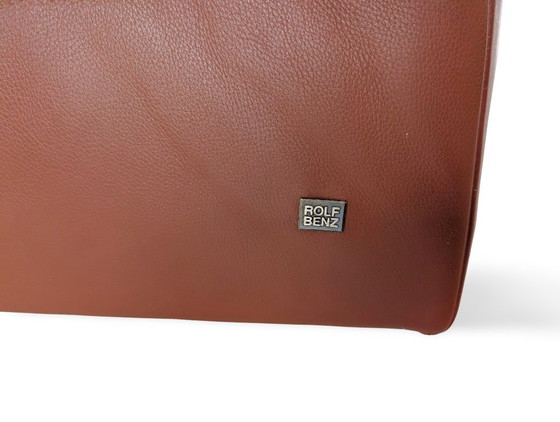 Image 1 of Divano angolare originale Rolf Benz Dono 6100, in pelle di design, marrone