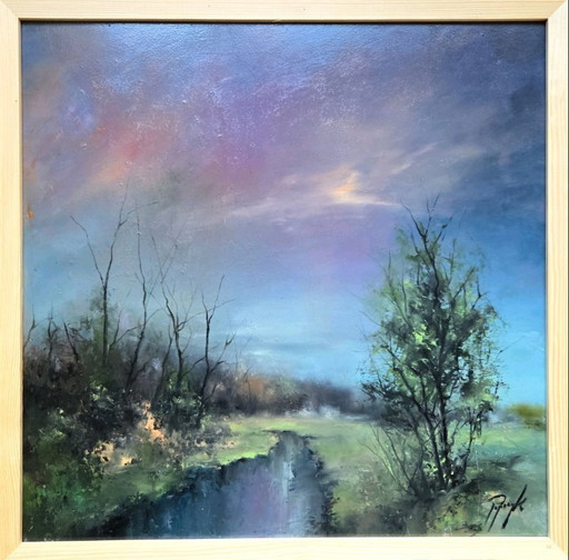 Popczyk "Sunrise by the river"