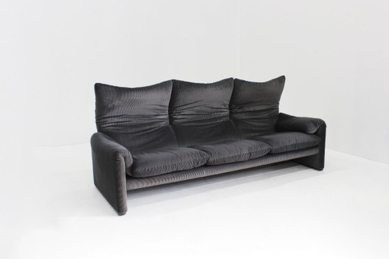 Image 1 of Canapé 3 places vintage Cassina Maralunga par Vico Magistretti