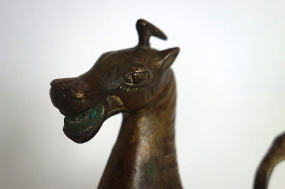 Image 1 of Bronze Ganzu horse statue, China