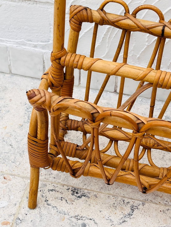 Image 1 of Bamboo Magazine Rack