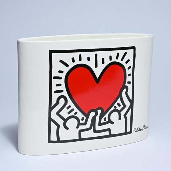 Image 1 of Keith Haring Porseleinen Vaas