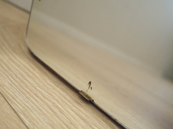 Image 1 of Espejo con marco de teca, diseño danés, años 70, producción: Dinamarca