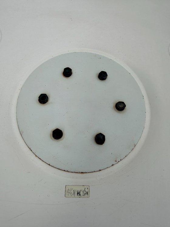 Image 1 of Knoll Tulip Dining Set by Eero Saarinen - Marble Table & 4 Chairs (Circa 1970)