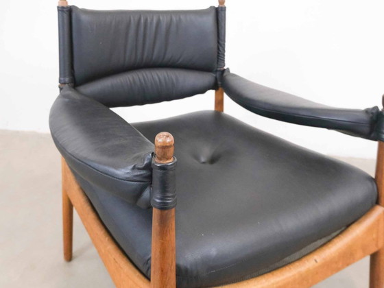 Image 1 of Vintage "Modus" fauteuil in massief teakhout van Kristian Vedel voor Willadsen Møbelfabrik, 1960