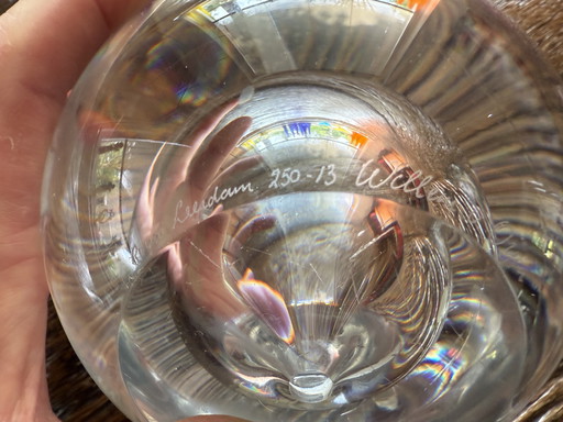 objet en verre Leerdam Serica Willem van Oijen 2004