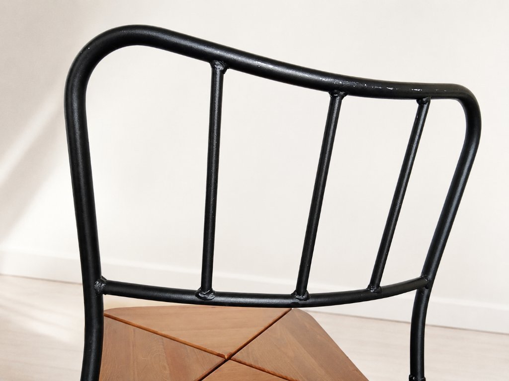 IKEA AGNE dining chairs 90s / stackable, industrial / Scandinavian