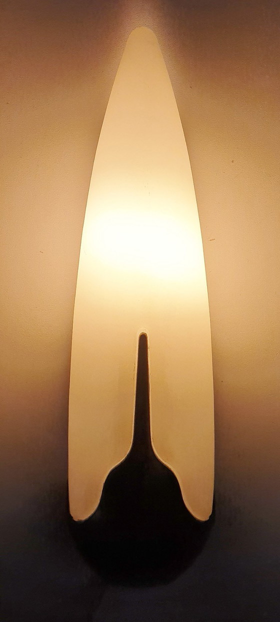 Image 1 of Herda - Wall lamp - 20.0605/1 - Glass, Metal