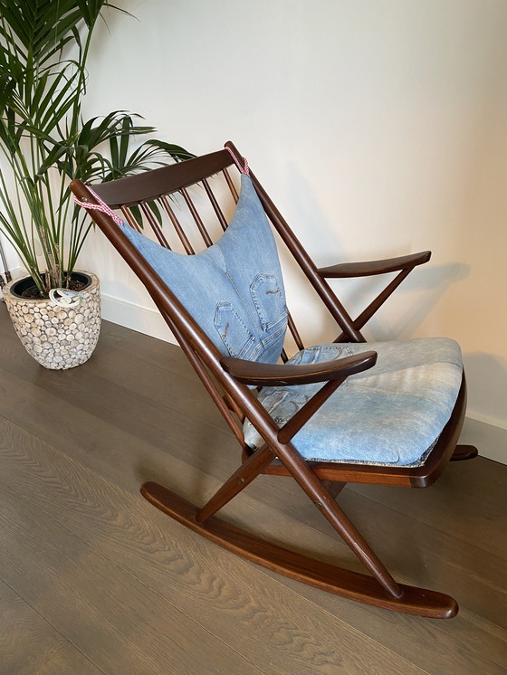 Image 1 of Sedia a dondolo danese Bramin (modello 182) – Frank Reenskaug