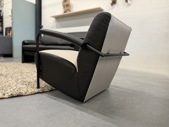 Image 1 of 2 Leolux Scylla Sessel Schwarz Chuchubi Leder Stühle